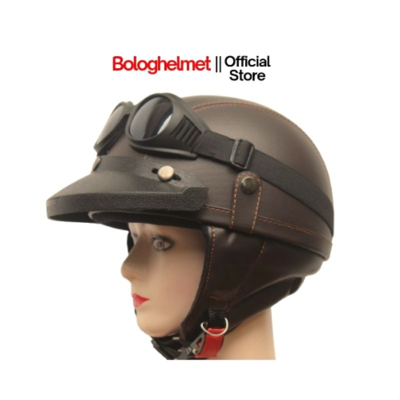 Helm Chip+kacamata+peth