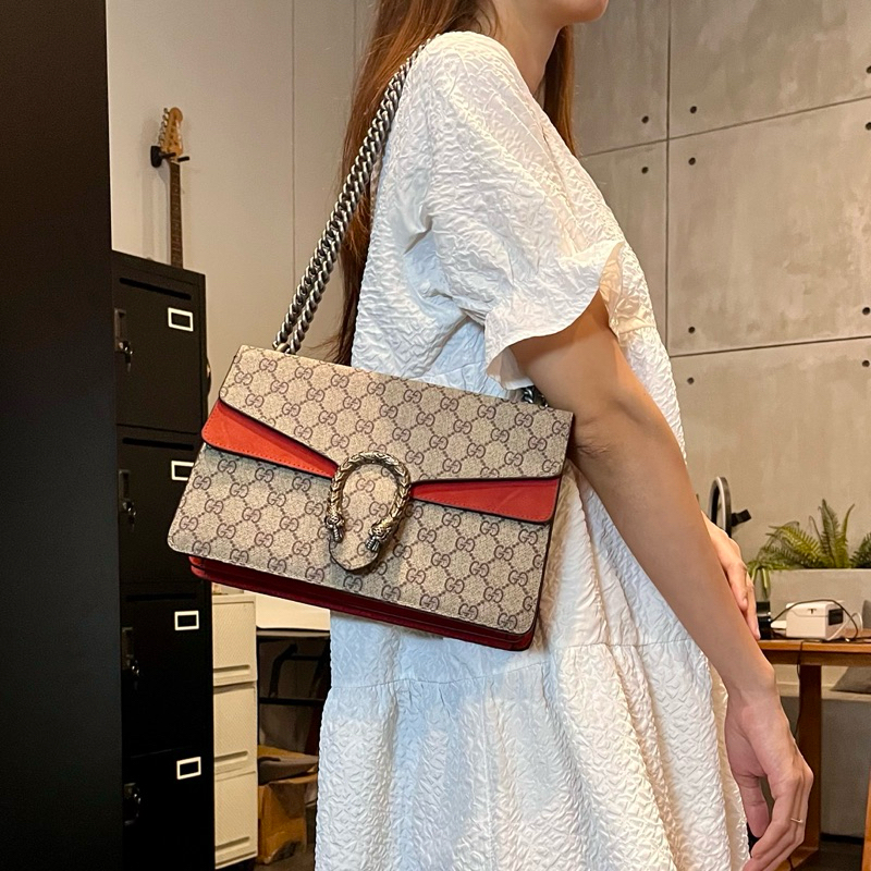PRELOVED Tas Gucci Dionysus Small Red Second - Tas Gucci Dionysus second