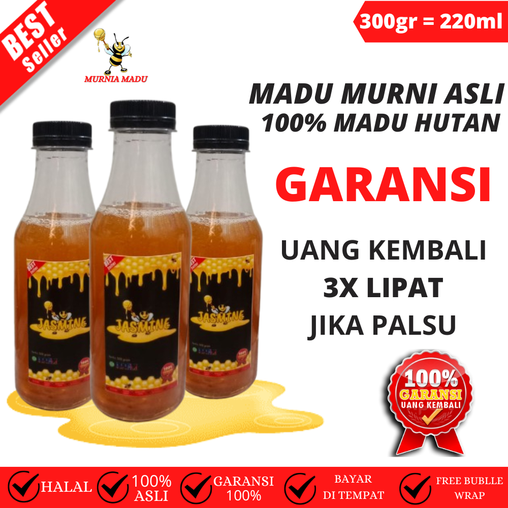 

Madu Murni Asli 1 kg Manis 100% Madu Murni Jasmine Hutan Asli Multiflora Nusantara Pure Honey