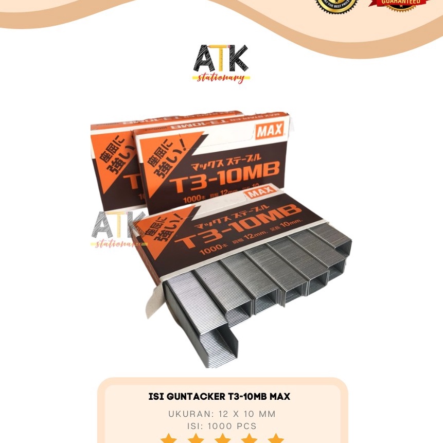 

Grosir Isi Gun Tacker MAX T3 1MB Hekter Tembak Stapler Tembak MAX atk