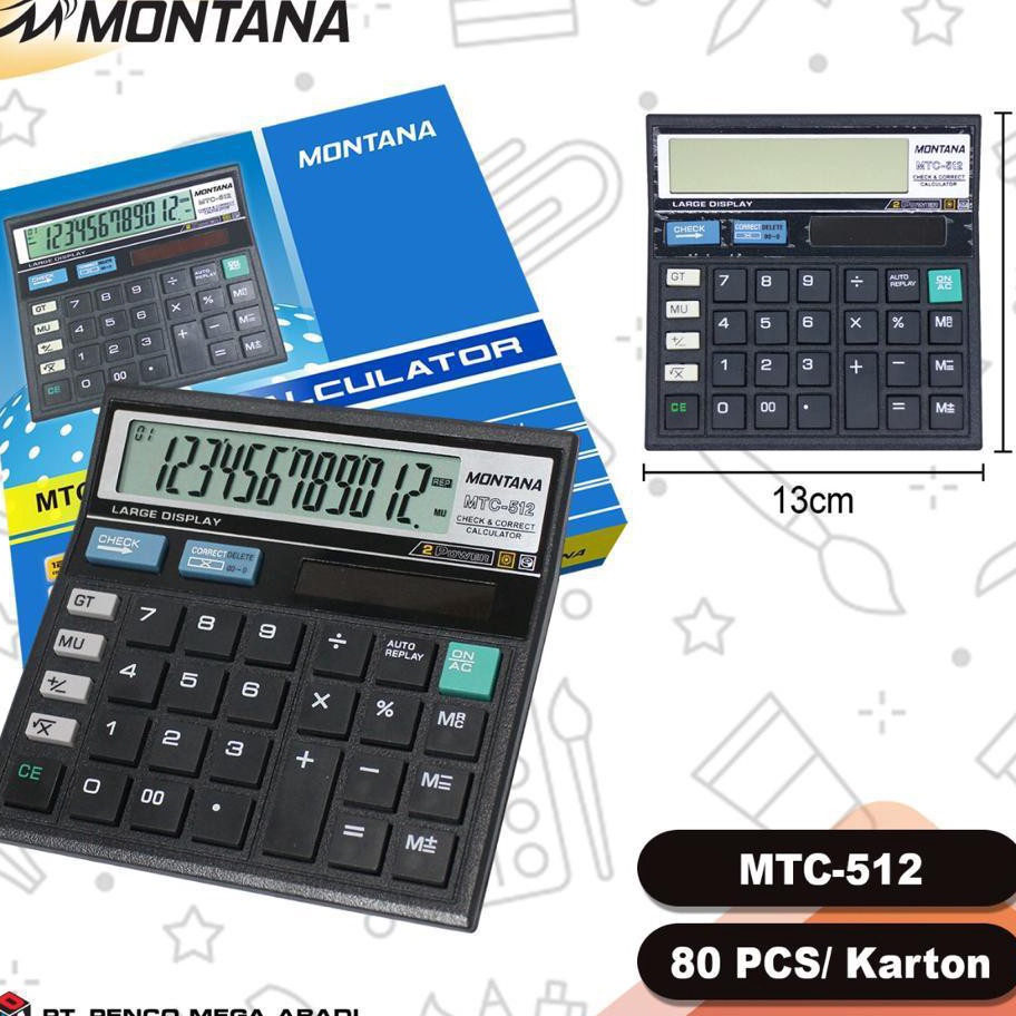 

KF7 Kalkulator calculator MTC512 12 dit distributor