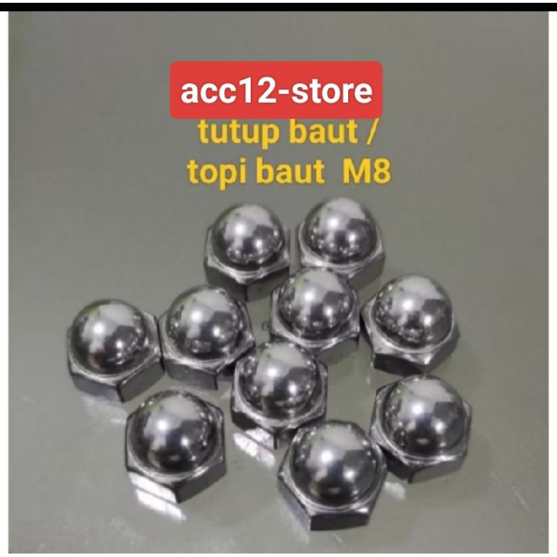 mur tutup baut m8 sus201