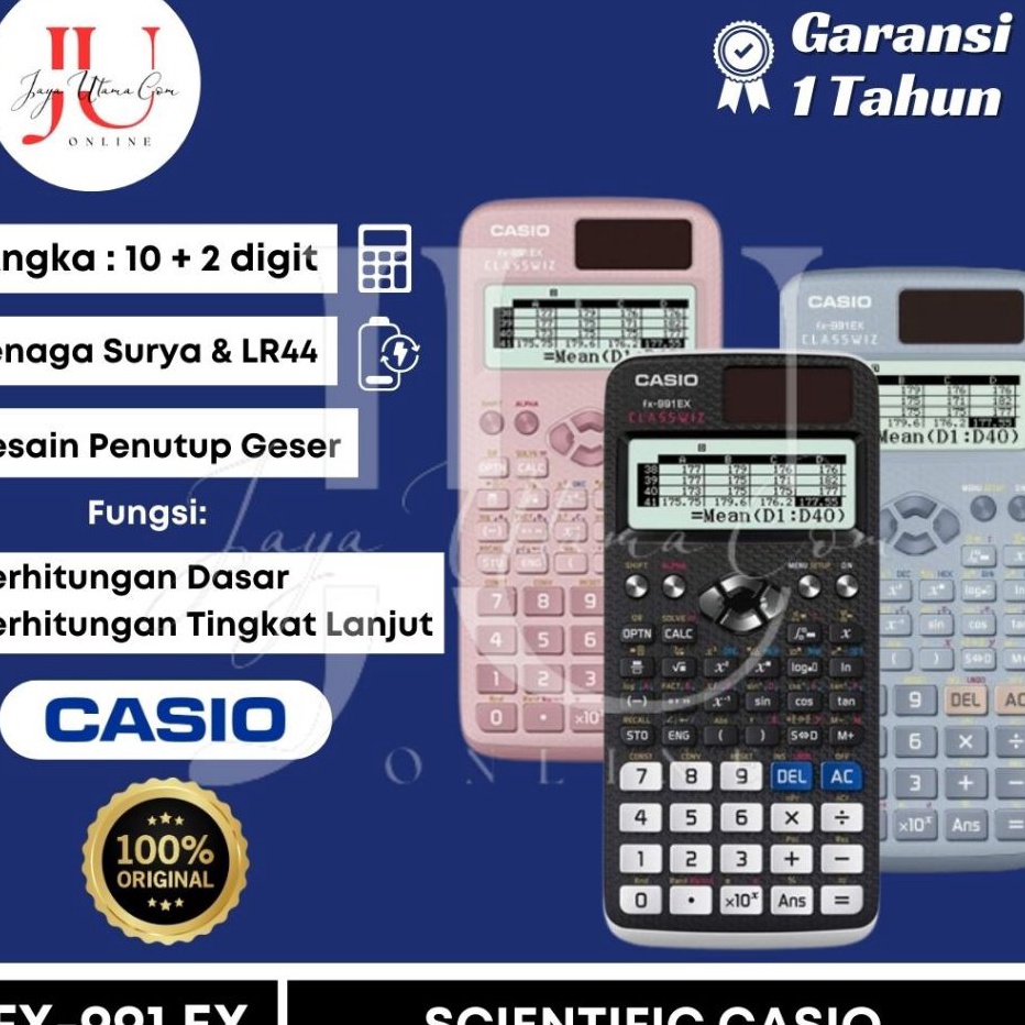 

FG2 Kalkulator Scientific Casio FX 991EX FX991CW Kalkulator Ilmiah Orinal