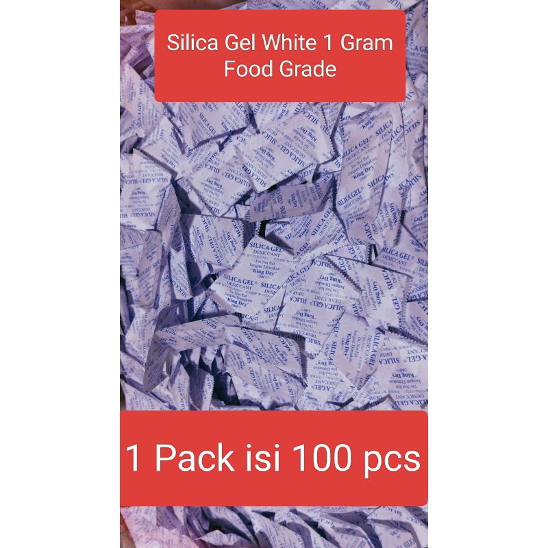 Silica Gel White 1 Gram Food Grade Silica Gel Makanan