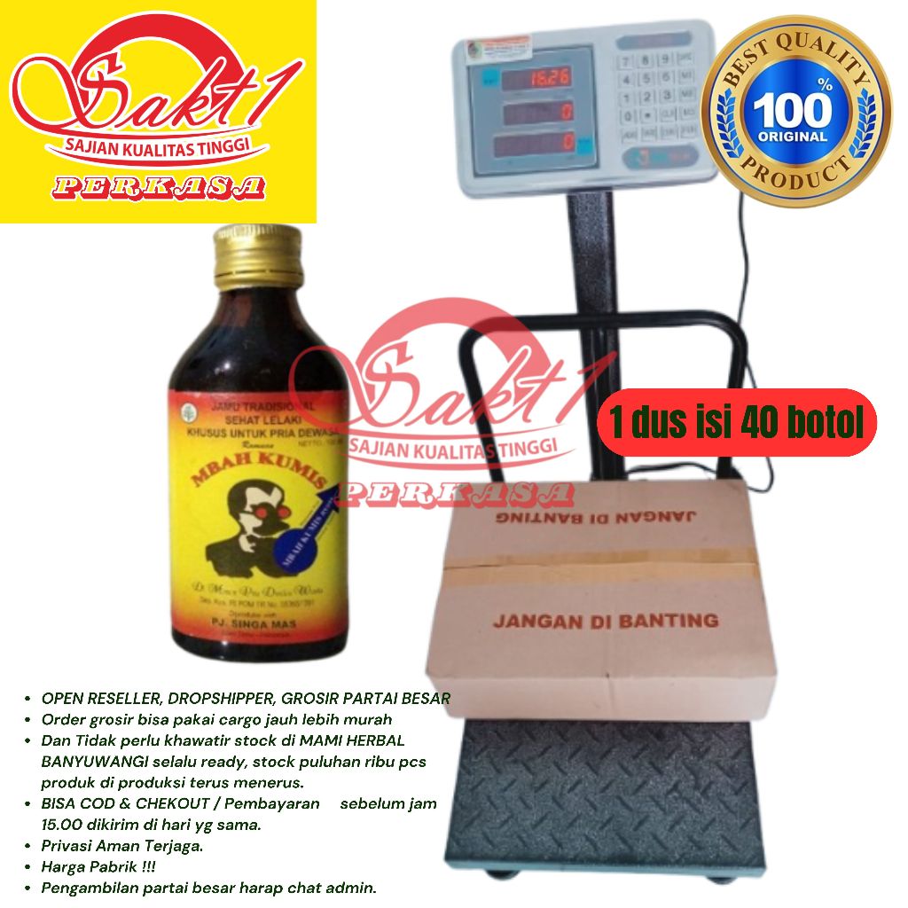 

JAMU MBAH KUMIS 40 BOTOL