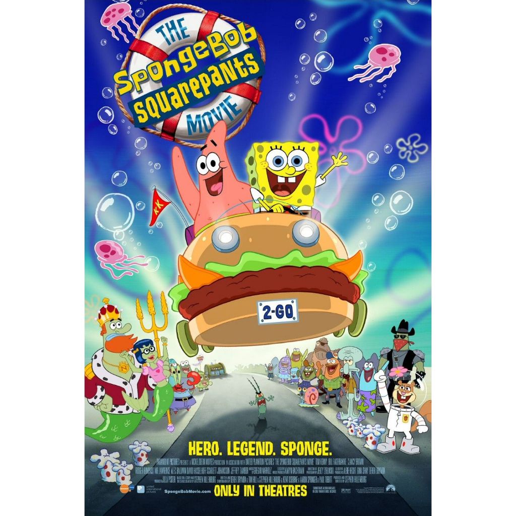 Film Dvd The Spongebob Squarepants Movie 2004 teks Indonesia