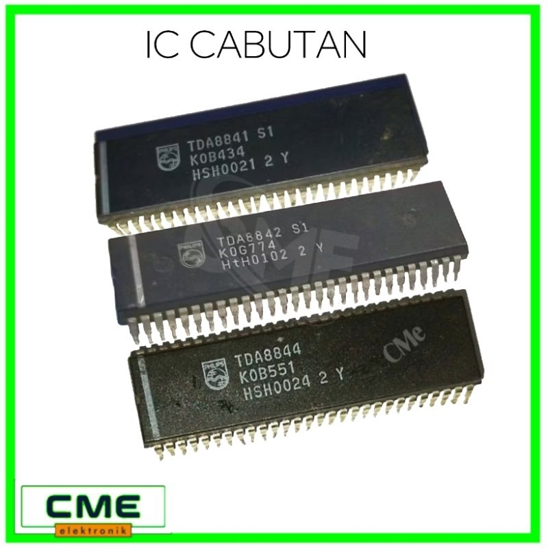 IC TV CABUTAN TDA8841 / TDA8842 / TDA8843 / TDA8844 IC MICOM PROGRAM COPOTAN ORI ORIGINAL