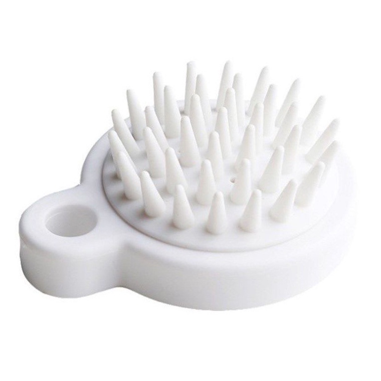 Kejar Promo SISIR KERAMAS SILIKON PUTIH KEPALA SISIR MANDI