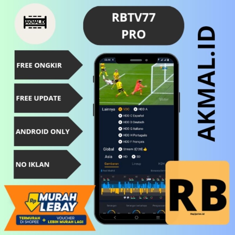 Software Aplikasi RBTV Live All Sport Android Lifetime