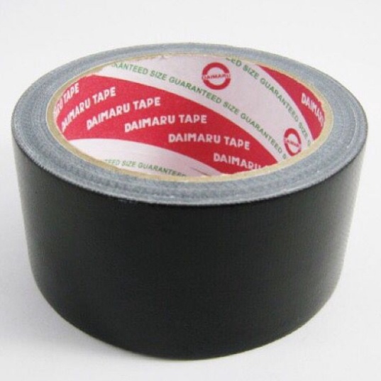 

murah AF 1 Lakban Hitam Kain Daimaru 2 inch 48 mm x 12 m