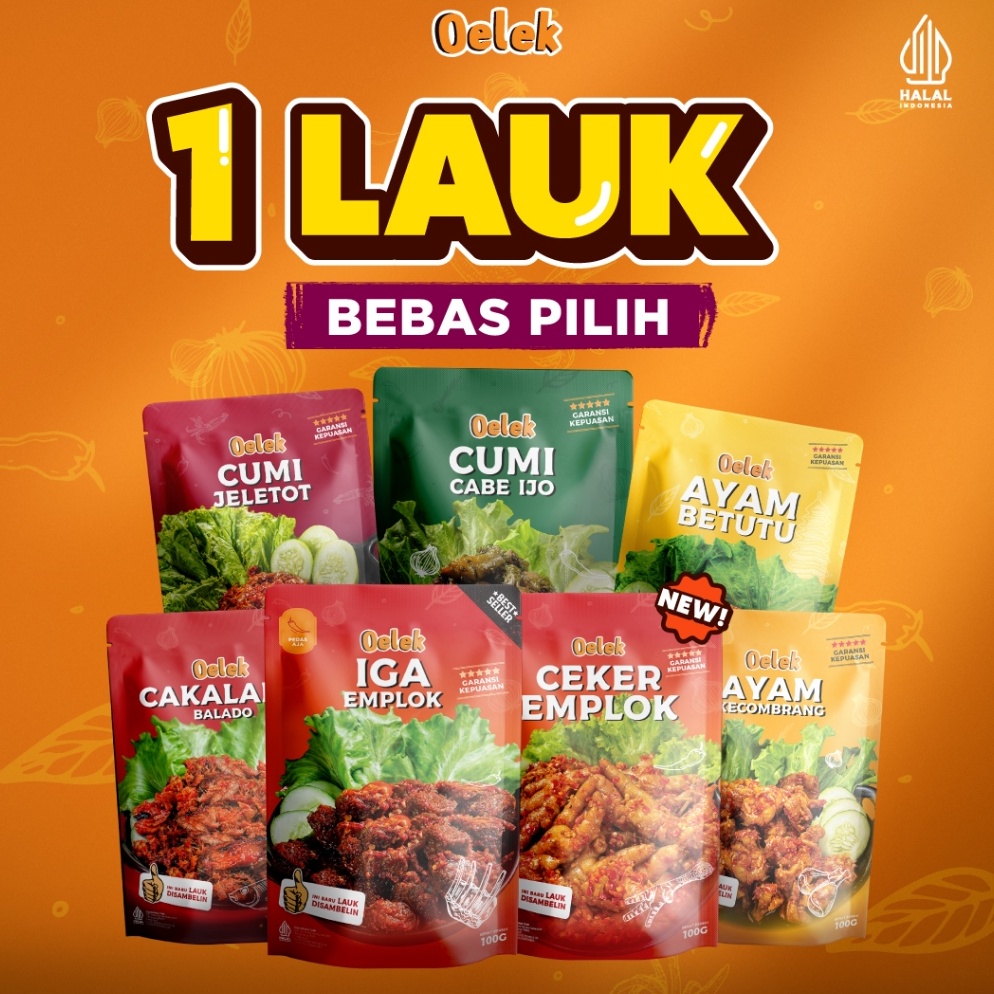 

Yang Terbaik Oelek Lauk Siap Saji Satuan IgaAyam KecombrangCumi Cabe IjoCakalang BaladoCumi Jeletot
