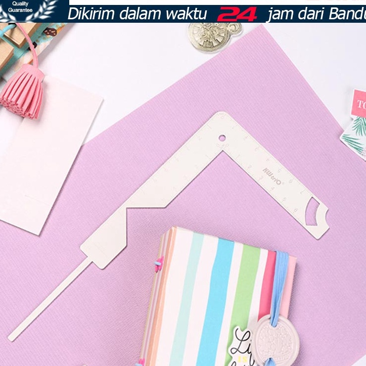 

Terkini Alat pembuatan buku panduan Penggaris Bantuan Pemosisian Multifungsi Penggaris Alat DIY