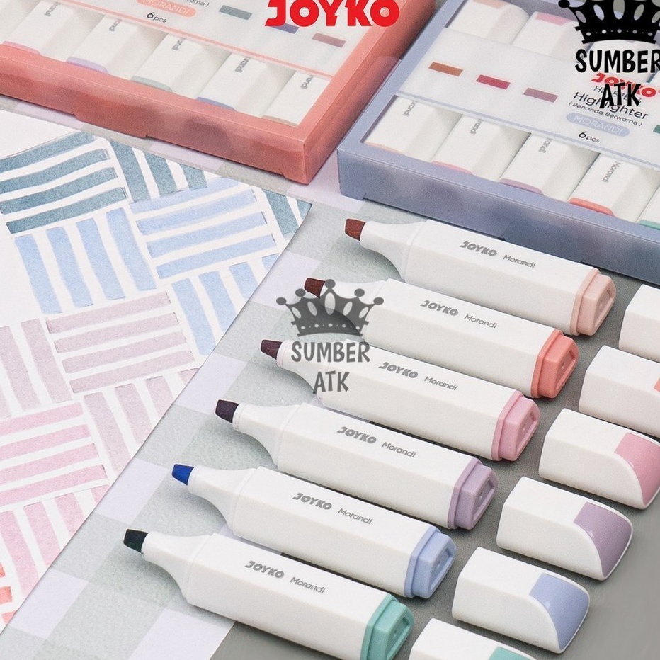 

berkualitas Penanda Berwarna Hhlhter Joyko HL87A 87B 6 Warna Morandi