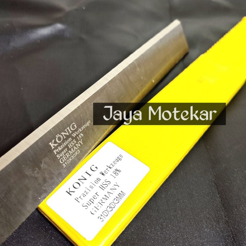 Mata Pisau Serut Planer HSS 310 410 510 mm KONIG Germany Pisau Planer Serut Kayu Sugu Ketam Jointer