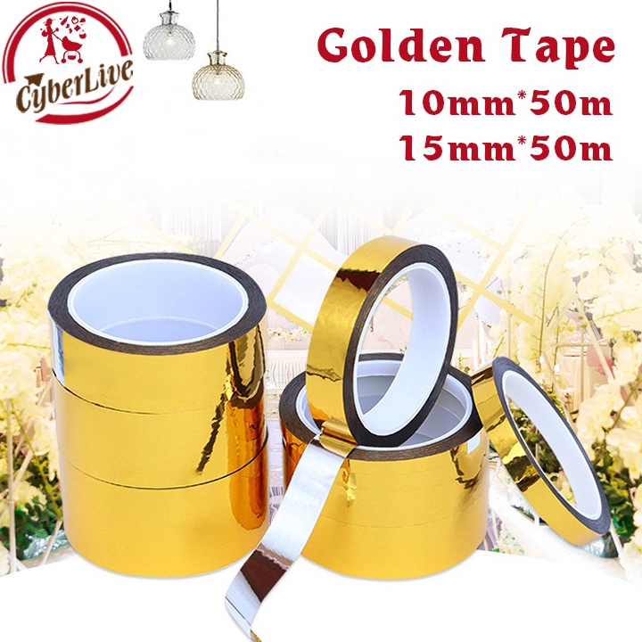 

Bonus 5m Gold Washi Tape Untuk DIY Scrapbooking Sekolah Dan Kantor Dekorasi