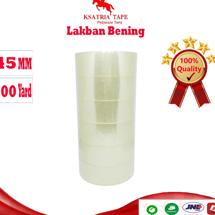 

Langka Lakban OPP Tape Lakban Bening Dunia Packing Tape 1 Yard 1 Slop COD