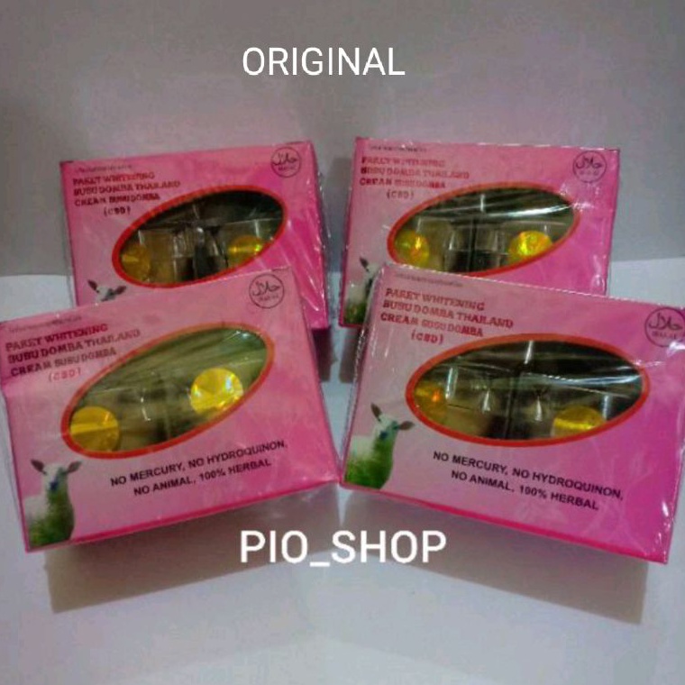 PAKET CREAM SUSU DOMBA WHITENING UKURAN 3gr 1 ORIGINAL HOLOGRAM KODE Y9O5