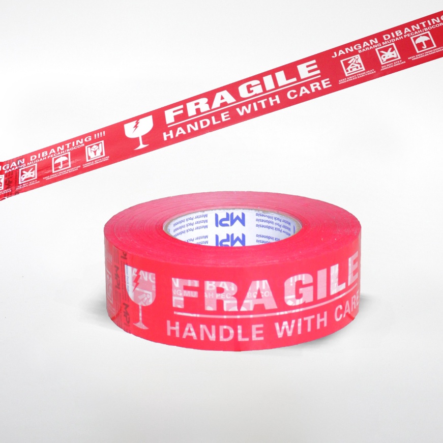 

FG2 Lakban Fragile Merah 3 Yard Lakban Fragile Unboxing 3 Yard MPI Jumbo Lakban Fragile Putih 3 Yard MPI