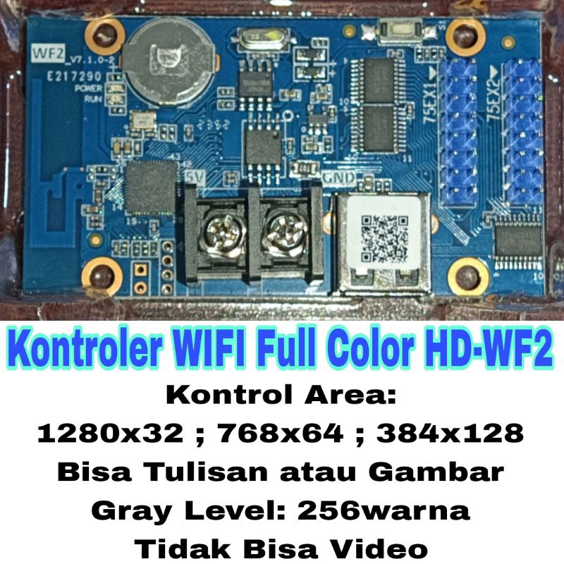 HD WF2 HDWF2 WIFI Kontroler HUIDU FULL COLOR RUNNING TEXT