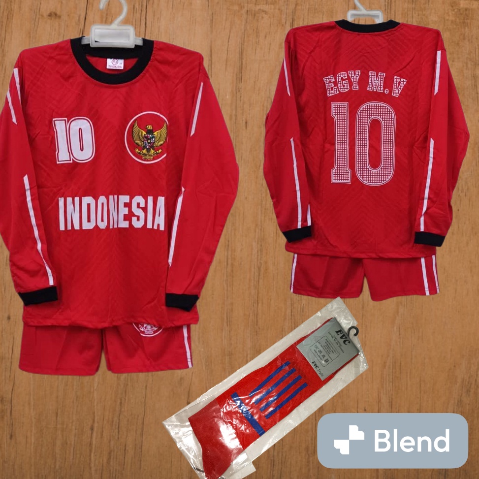 Baru Terkini BAJU KIPER ANAK TIMNAS INDONESIASETELAN BAJU BOLA KIPER TIMNAS ANAK USIA 612THN