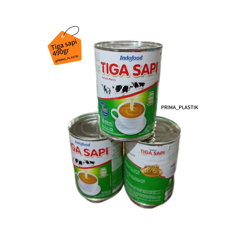 

SUSU TIGA SAPI Kental murah - 3 sapi kental manis indofood 490gr- Kental manis 3sapi indofood - kental manis - susu kental manis murah - susu kental manis - susu cair - bahan kue - bahan minuman - topping