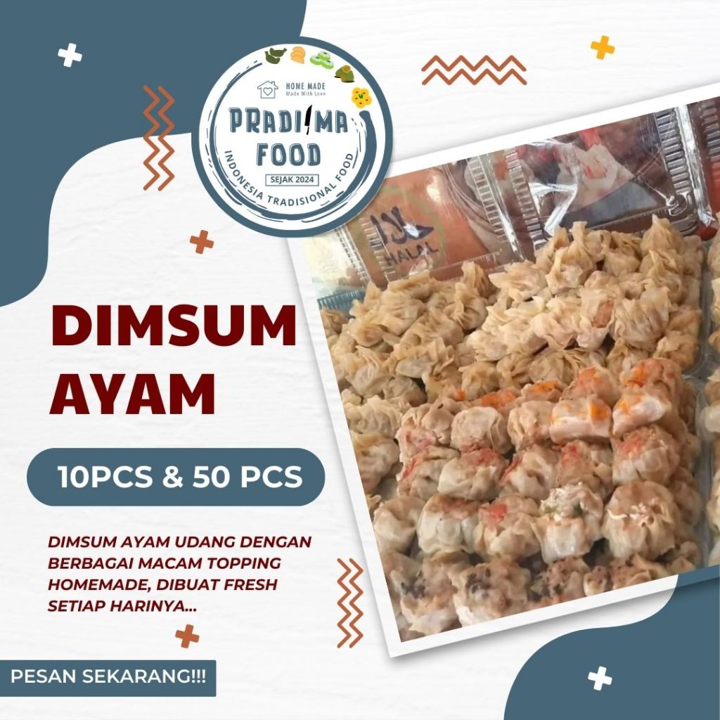 

(READY) Dimsum Ayam Mix Topping + FREE Saos