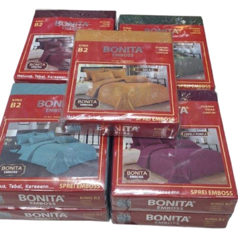 Sprei Bonita Polos Embos King B2/Sprei Polos Embos Bonita