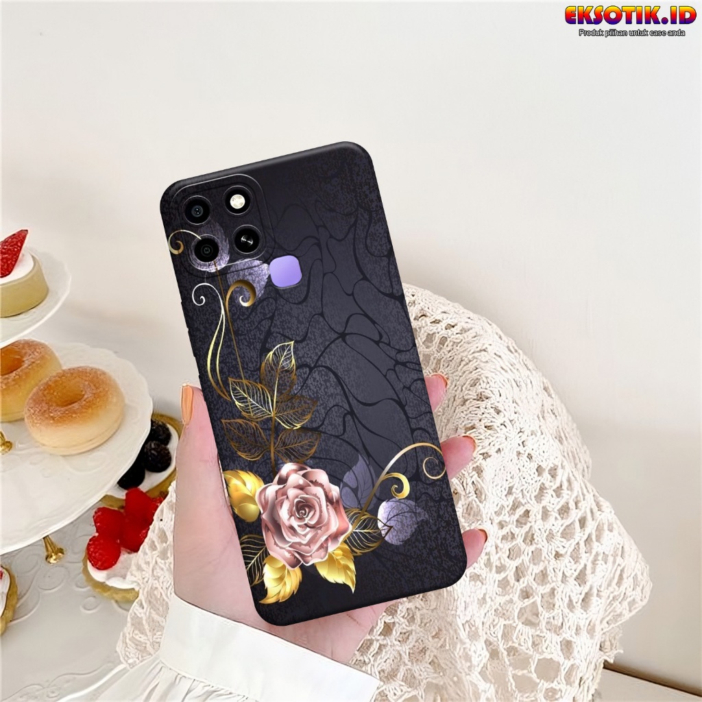 Case Infinix Smart 6 - Casing Infinix Smart 6 - Fashion Case - Silikon Infinix Smart 6  - Motif Kere
