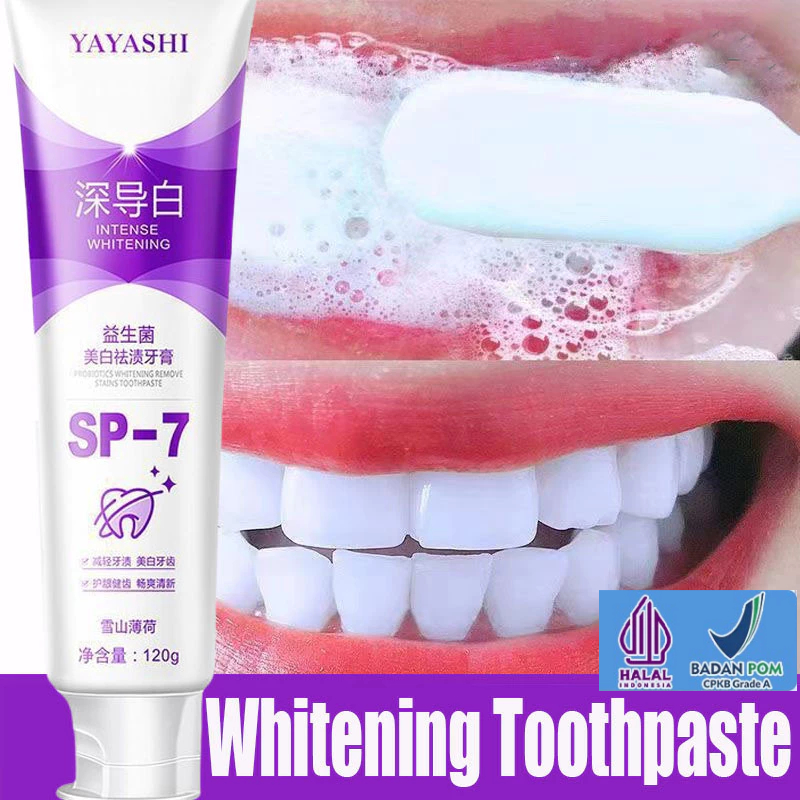 Pasta Gigi Pemutih Sp-7 Probiotik 120g Odol Pemutih Gigi Pemutih Gigi Ampuh Ajaib Ampuh Memutihkan I
