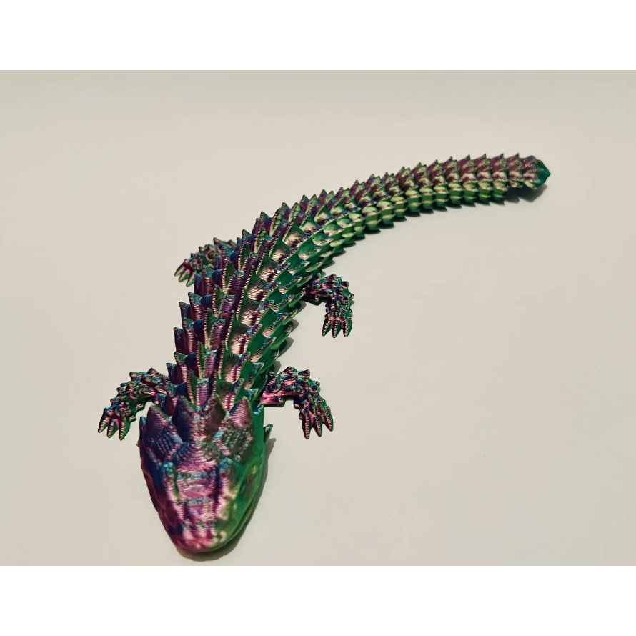 Mainan Artikulasi kadal Mainan Articulated Armadillo Lizard - Mini Dragon