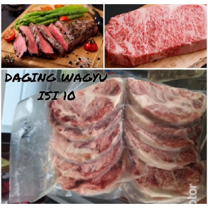 

daging wagyu isi 10 melted enak