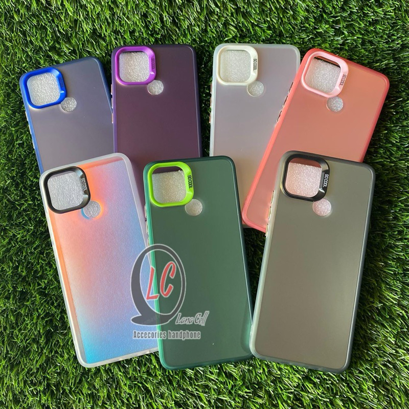 SOFT CASE IMD HYBRID OPPO A15 / OPPO A15S COLOUR PLATE HOLOGRAM POLOS FULL COVER