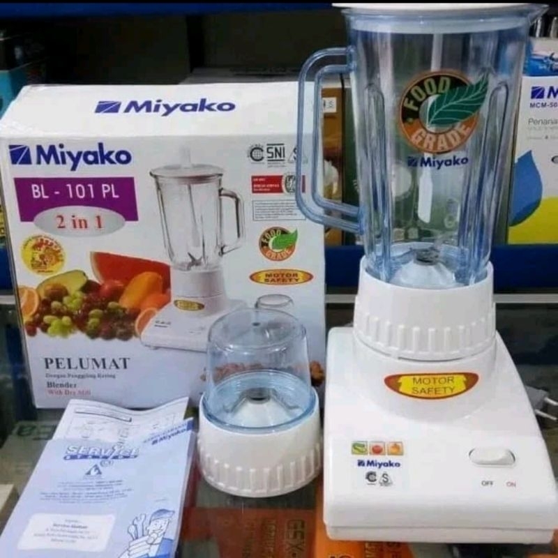 BLENDER MIYAKO BL-101 PL blender multifungsi blender plastik blender bumbu blender buah blender jus