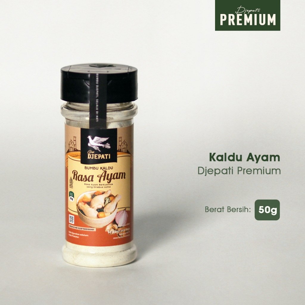 

Kaldu Ayam Bubuk Premium Cap Djepati 50GR