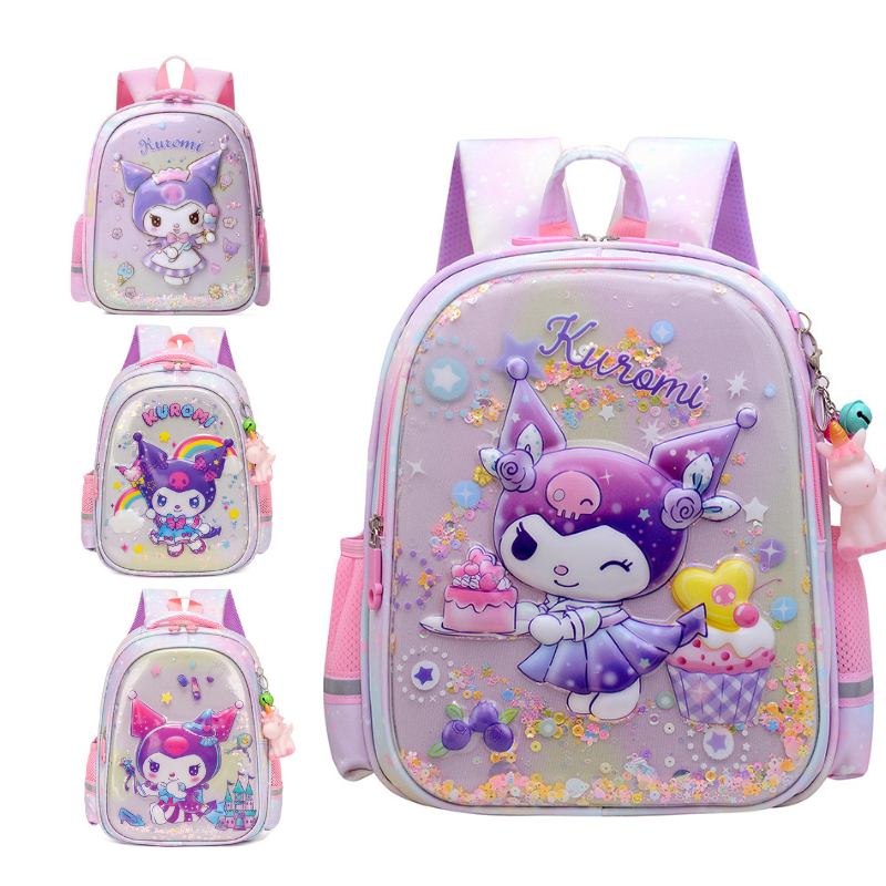 JUAL Tas Ransel Anak Perempuan Fashion Kuromi Parasut