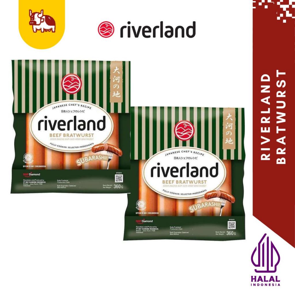 

Riverland Sosis Beef Bratwurst 360g