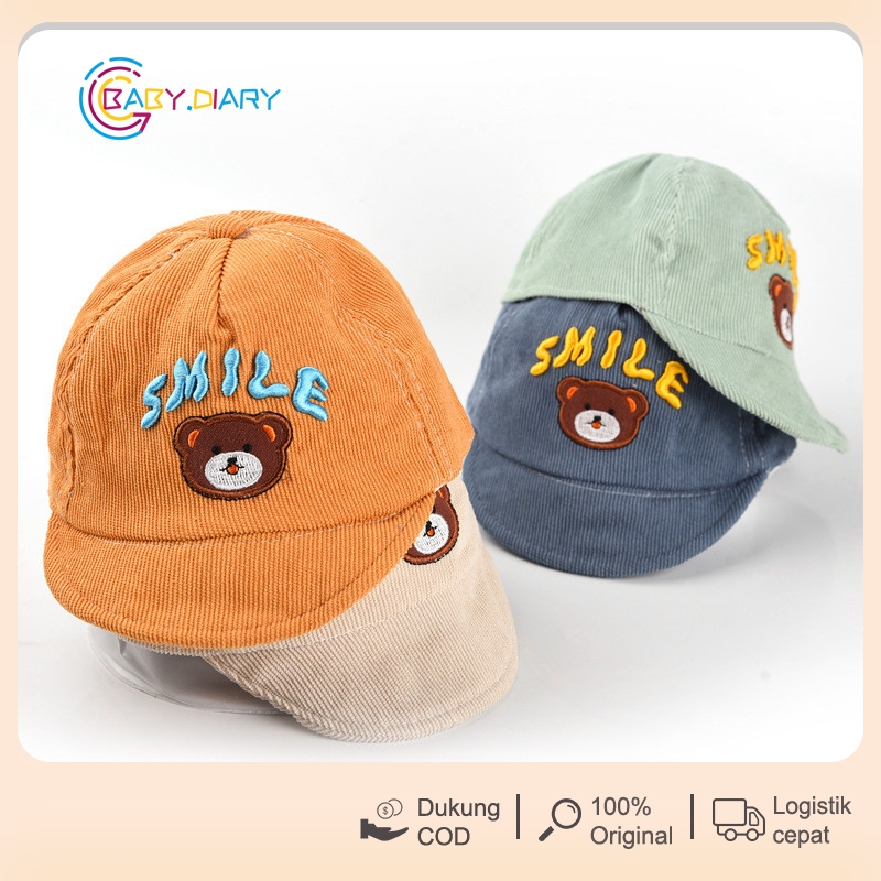 Topi anak / anak laki-laki dan perempuan topi matahari tabir surya / topi lidah bebek bayi