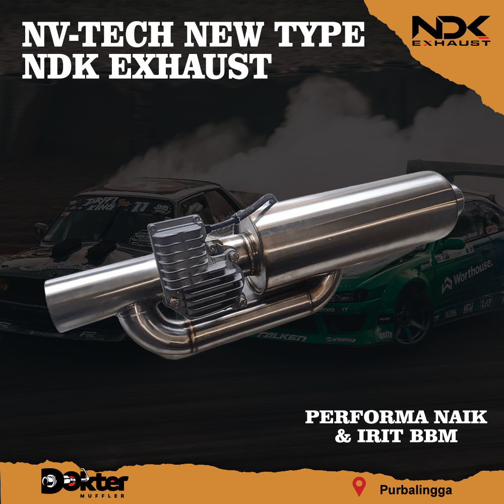 KNALPOT RACING MOBIL VALVETRONIC NDK EXHAUST