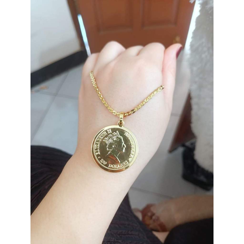 Kalung Koin - Kalung Hijab Koin Gold