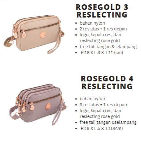 Grosiran OMYGOOSE TAS SELEMPANG WANITA 4 RESLETING DAN 3 RESLECTING / DOMPET SELEMPANG NYLON