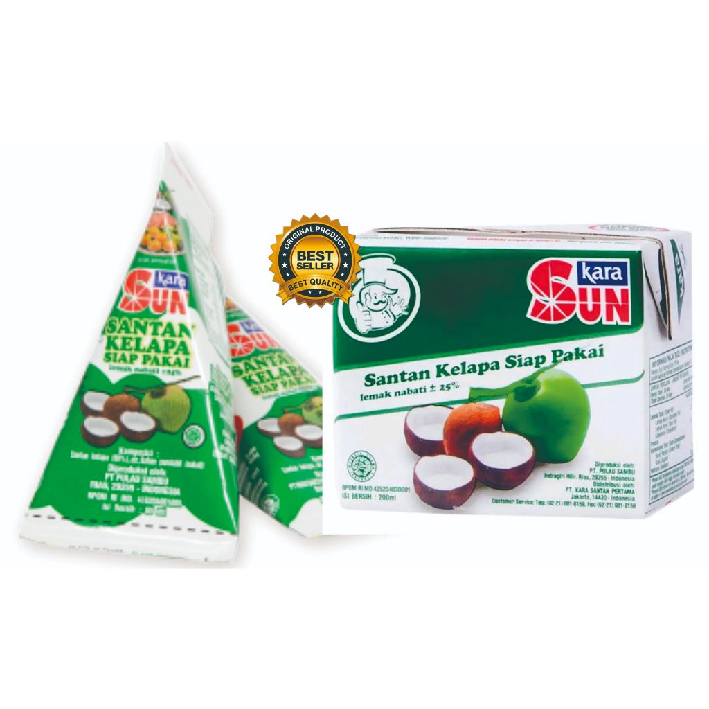 

SUN KARA Santan Kelapa 65ml / Santan Kemasan / Santan siap pakai / Santan Sun Kara 65 ML