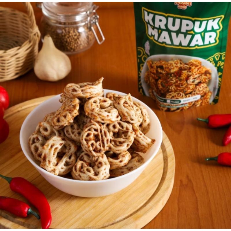

Kerupuk Mawar Crispy Pedas