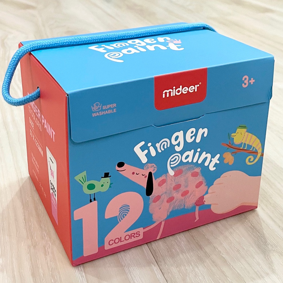 

KODE G57O Mideer Washable Finger Paint Non Toxic Hand Painting Cat Tangan Anak Mideer