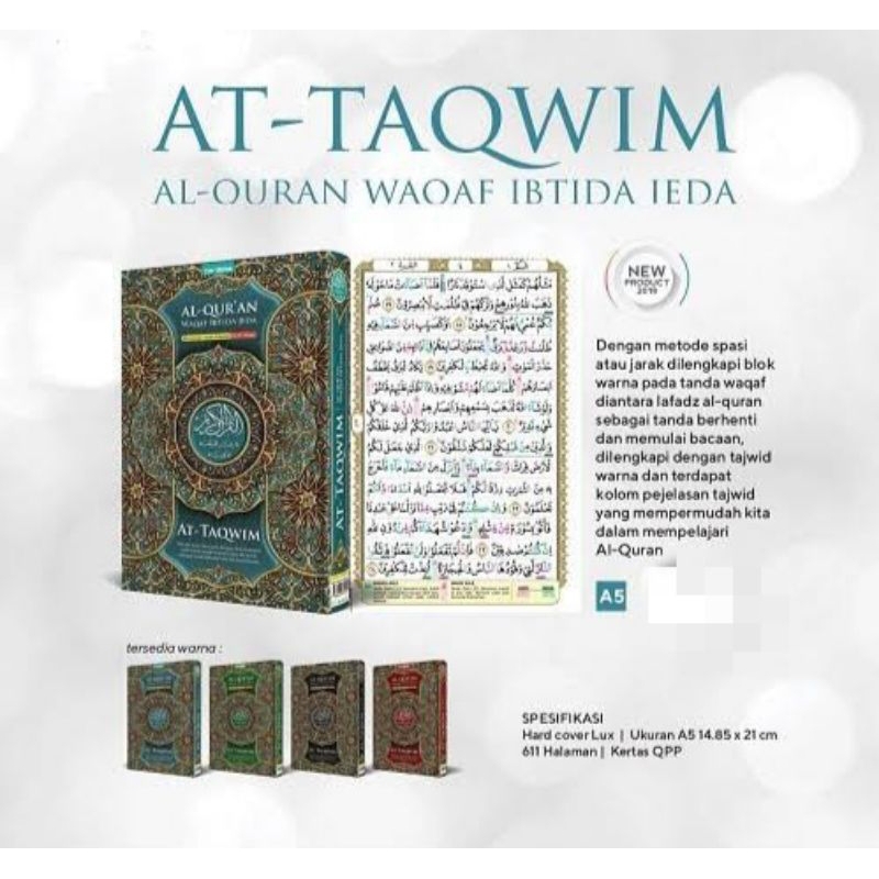 Al-Quran Cordoba At-Taqwim Waqof Ibtida Jeda A4
