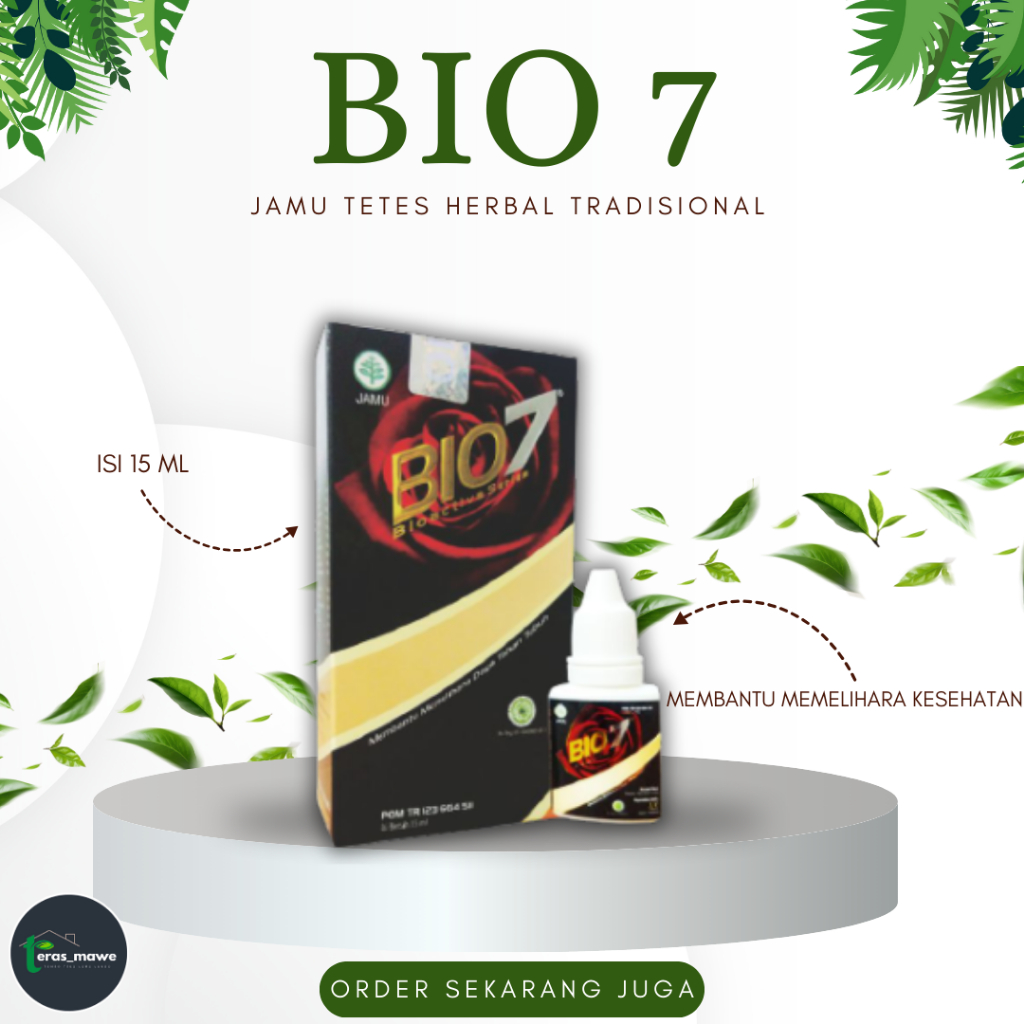 BIO SEVEN | BIO 7 | JAMU TETES TRADISIONAL | OBAT HERBAL | OBAT DIABETES DARAH TINGGI