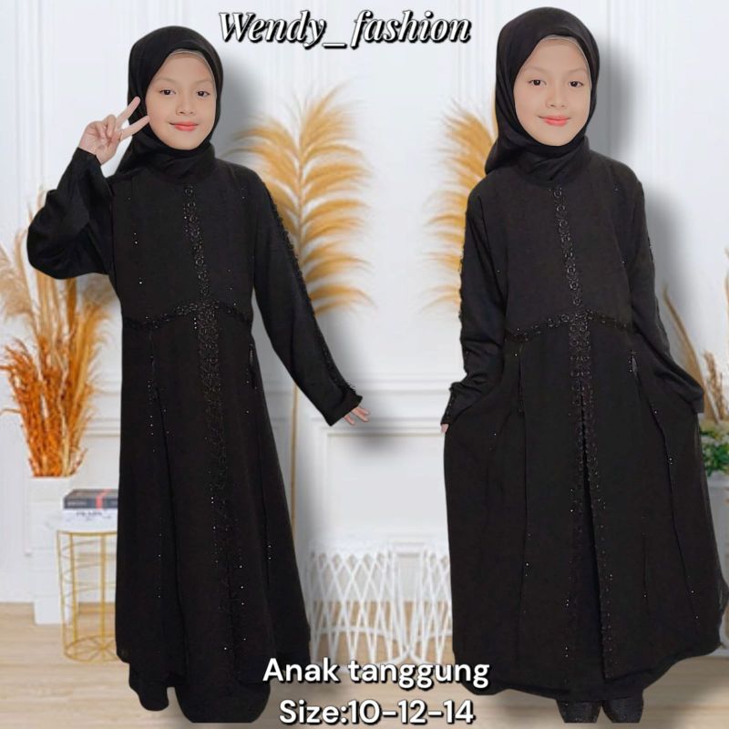Abaya Anak Tanggung Premium