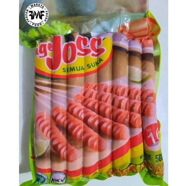 

Ngejoss Sosis Ayam Merah 500gr isi 16pcs