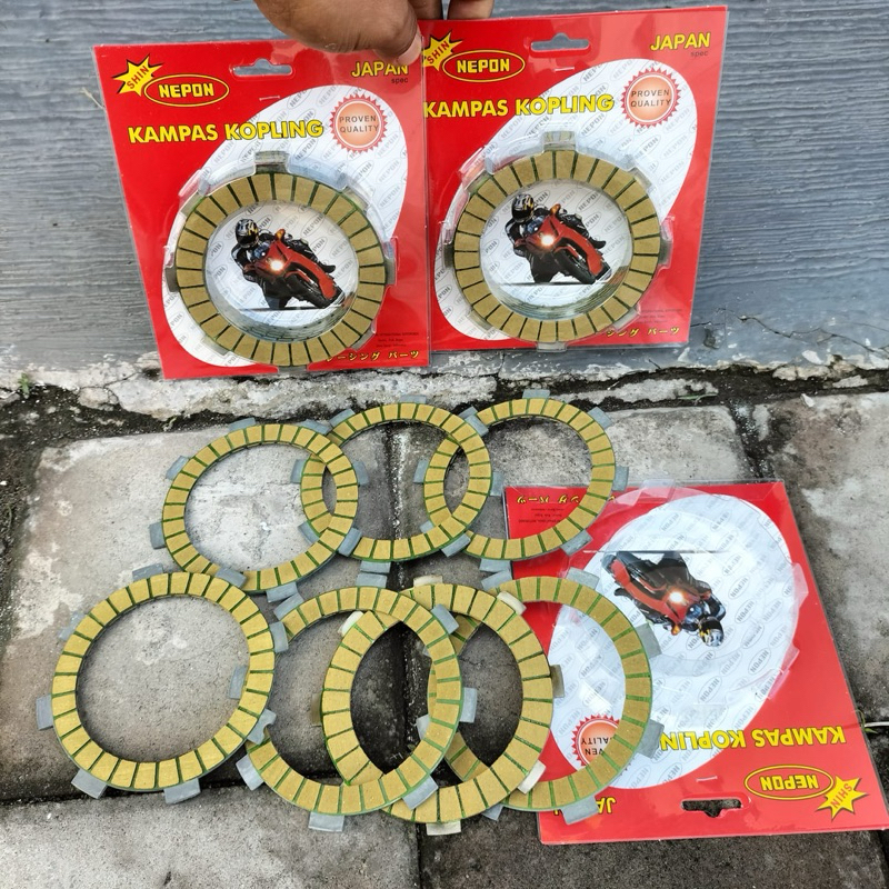 KAMPAS KOPLING NEPON / PLAT KOPLING NEPON FR7 RACING PERUNTUKAN VEGA FIZR JUPITER