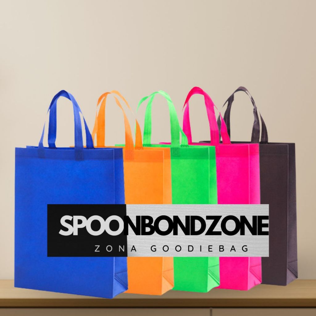 

Tas Box Spunbond Goodie Bag Standing Handle Box Auto Press HBPA Kuat Ukuran 30x40x10