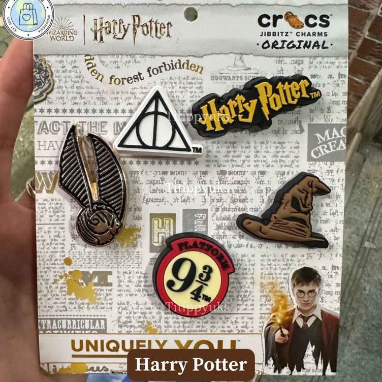 ART N1M Crocs Jibbitz Original Korea Set 5pcs BT21 Harry Potter Toy Story Snoopy Starwars Barbie Fri